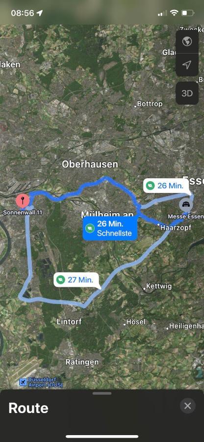 *City, Naehe Hbf, Kingsizebetten, Fitnessecke* Duisbourg Extérieur photo