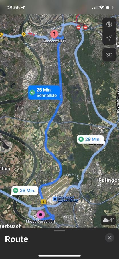 *City, Naehe Hbf, Kingsizebetten, Fitnessecke* Duisbourg Extérieur photo